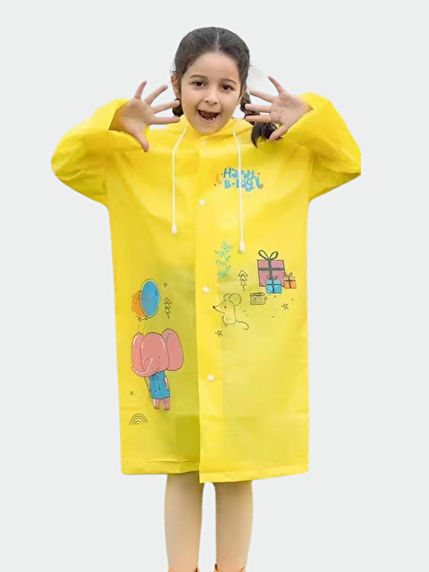 Casabony Sarı Unisex Çocuk Yağmurluk - S000302045-20072