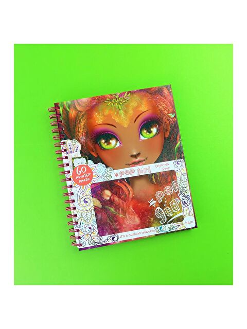Bam Hediyelik Eşya Pop Girl Boyama Kitabı – 60 Sayfa Spiral Defter – Karakter ve Mandala Desenli Boyama Kitabı - S000495825-23173