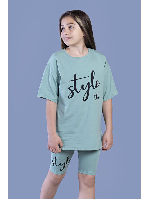 Toontoykids Kız Çocuk Baskılı Taytlı Takım - S000271013-18194