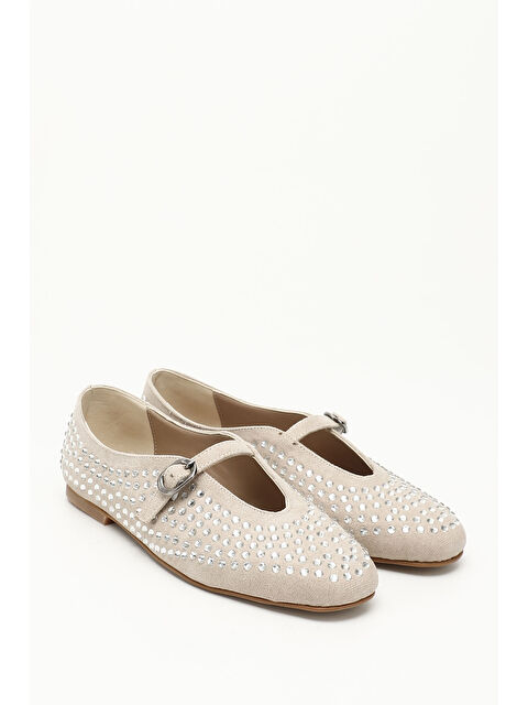 GÖNDERİ(R) Kadın TEN Taşlı Balerin Babet - S000355149-26407