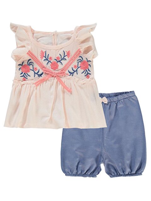 Kumru Kız Bebek Takım 6-18 Ay Somon - S000206248-24085