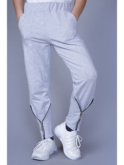 Toontoykids Kız Çocuk Paçası Fermuarlı Eşofman Alt - S000420570-20600