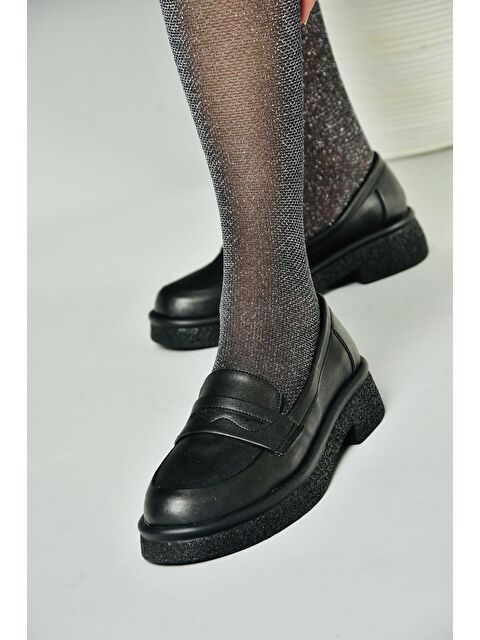 Fox Shoes S9963100 Siyah Kadın Ayakkabı