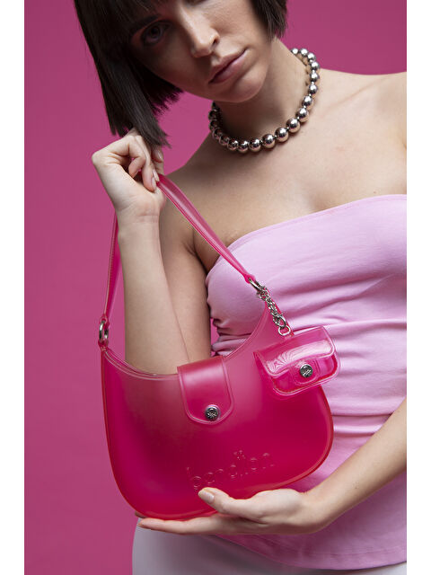 United Colors Of Benetton Kadin Kol Çantasi Fuşya BNT1454 - S000355835-18686