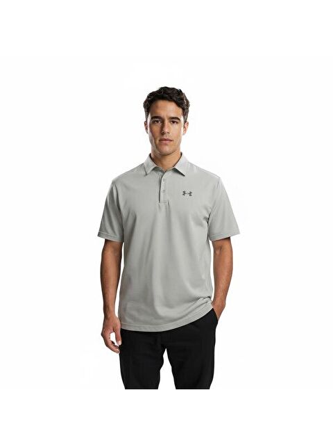 Under Armour Tech Erkek Gri Polo Yaka Tişört - S000522131-20600