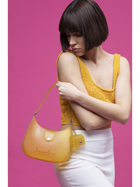 United Colors Of Benetton Kadin Kol Çantasi Sari BNT1454 - S000355835-20072