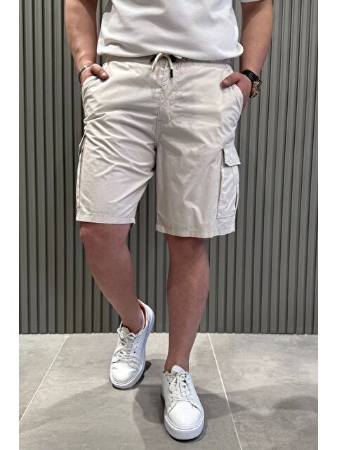 Mishar İtalia Kargo Cepli Bel Bağcıklı Erkek Şort - S000373010-25636