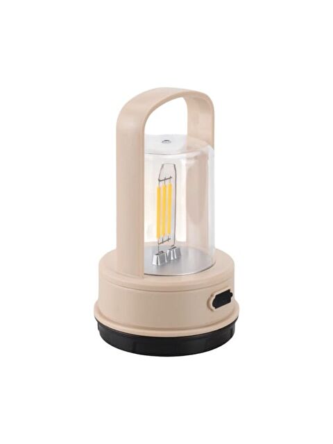 PANTHER PT-382 USB Şarjlı Kamp Lambası - Bej