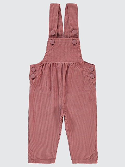 Civil Baby Kız Bebek Salopet 6-18 Ay Pudra - S000319300-7152