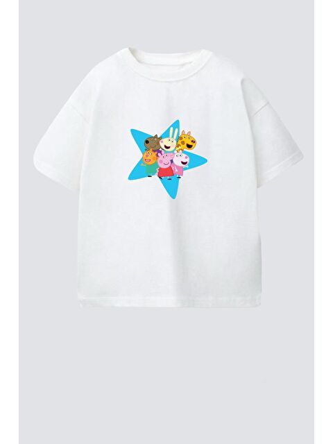 Monila Kız Çocuk Pamuklu Bisiklet Yaka T-Shirt - S000524805-19965