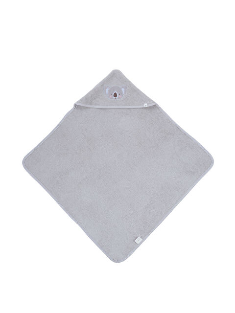 İrya Tiny Koala Organik Pamuk Nakışlı Bebek Kundak Gri 75x75 - S000503723-20600
