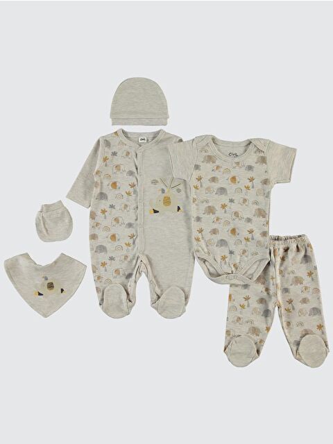Civil Baby Erkek Bebek 6'lı Zıbın Setleri - S000466616-19928
