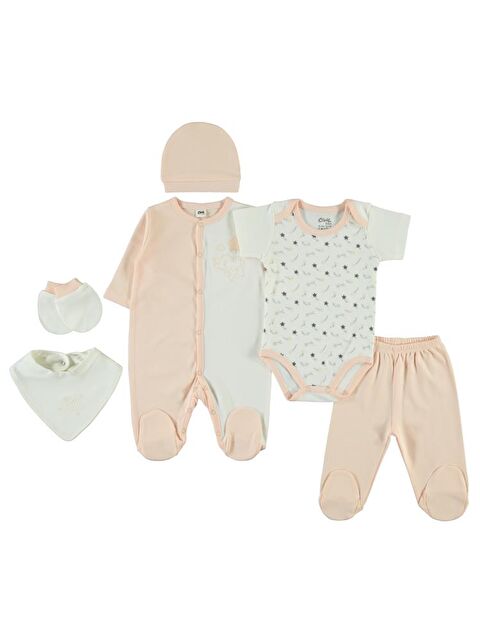 Civil Baby Kız Bebek 6'lı Zıbın Takımları - S000466619-24085
