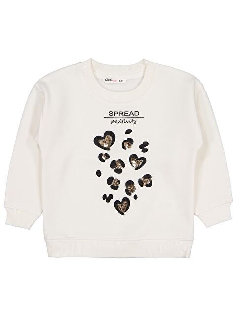 Civil Girls Leopar Baskılı 2-5 Yaş Sweatshirt - S000466622-19965