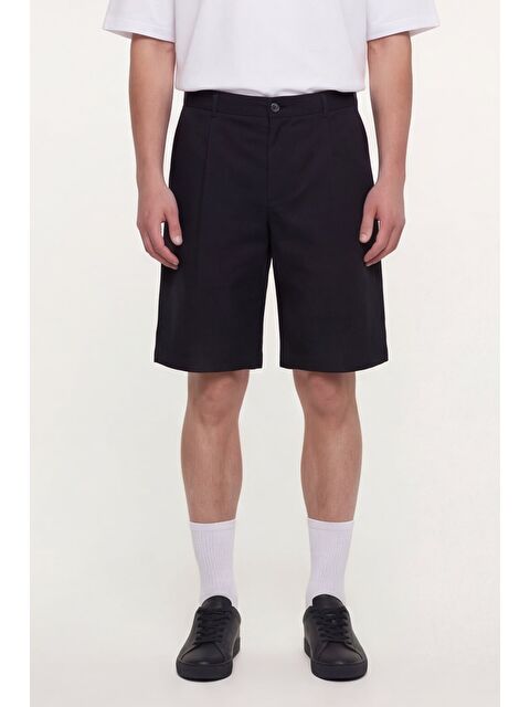 Sabri Özel Siyah Alonzo - Erkek Şort