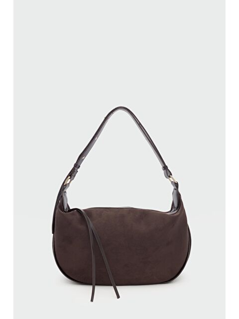 Shulebags Poppin Süet Omuz Çantası Kahve - S000501944-19413