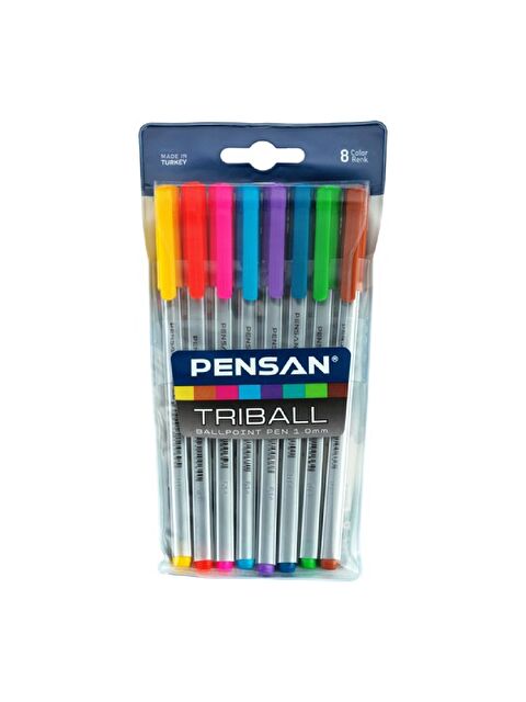 Pensan Triball 1.0 Tükenmez Kalem 8 Renk Set - S000151373-27074