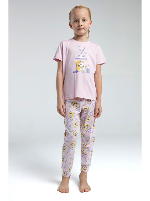 Toontoykids Kız Çocuk Komple Baskılı Pijama Takım - S000383836-20024