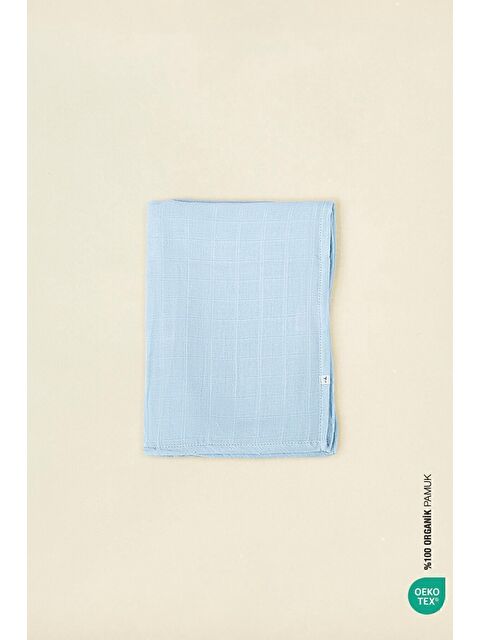 İrya BebeMarin Çok Amaçlı Müslin Örtü 120x120 Mavi - S000503721-17234