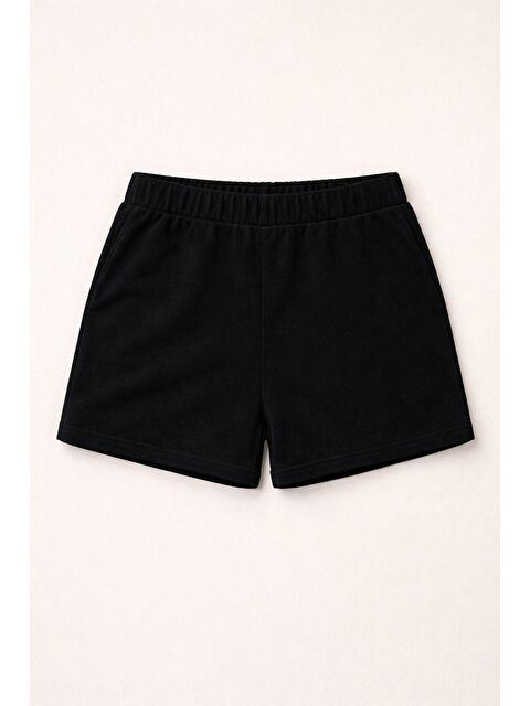 JackandRoy Genç Kız Beli Lastikli Basic Pamuklu Şort - S000524808-19351