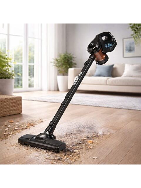 Fantom Provac P-5000 Elektrikli Dik Saplı Süpürge - Siyah