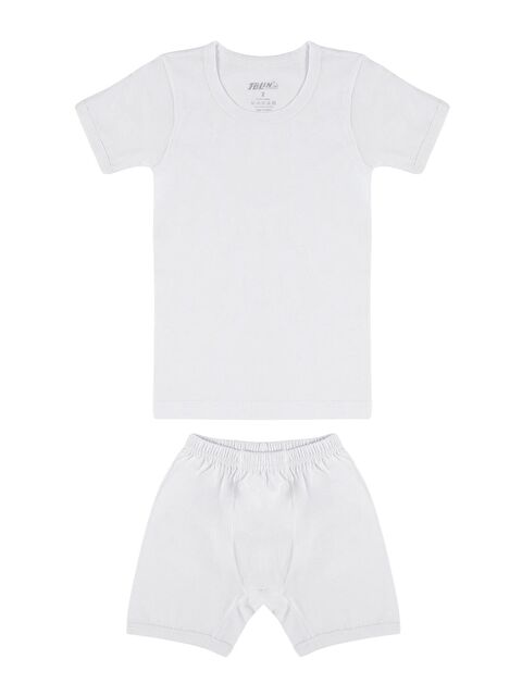 Tolin Erkek Çocuk Pamuklu Fanila Şort Takım 8335 - S000075104-20063