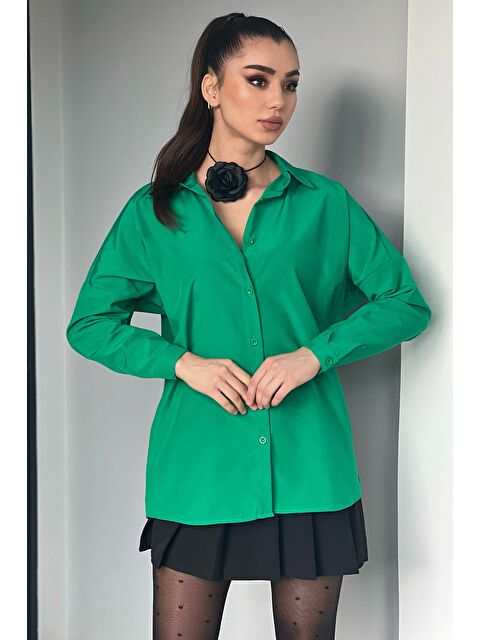 Gülseli Kadın Salaş Basic Gömlek - S000299710-18194