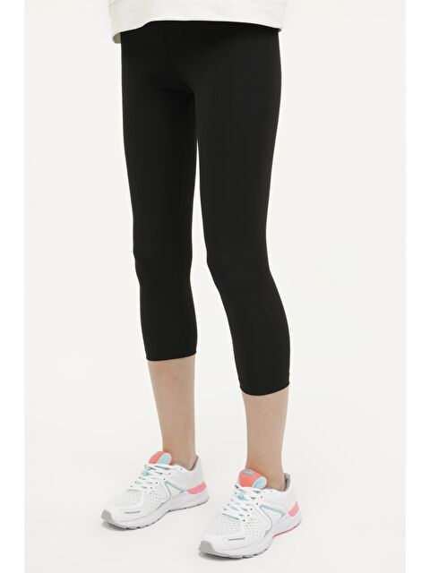 Kinetix WB 3/4 TAYT 26SN700 4FX Siyah Kadın Tayt