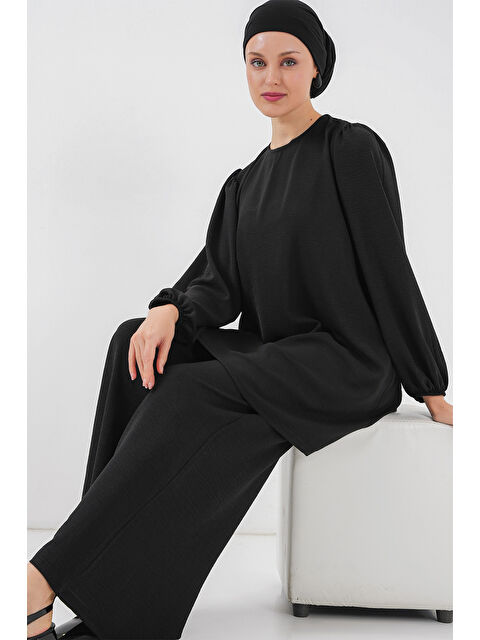 Bigdart Ayrobin Tunik Pantolon Alt Üst Takım 6712 - Siyah - S000366051-19351