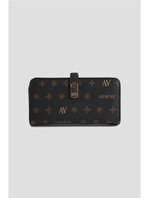 ARMİNE Cüzdan Baskılı 25Yd7002 Siyah - S000520111-19351