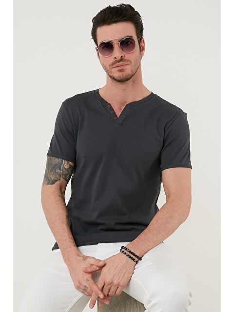 Buratti % 100 Pamuklu V Yaka Tişört 5902122 - S000001815-29666