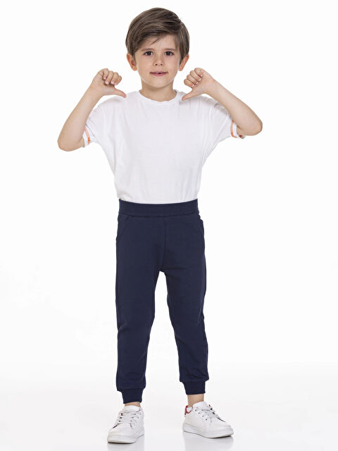 Myhanne Beli Lastikli Erkek Bebek Jogger Eşofman Altı 50707 - S000272759-21164