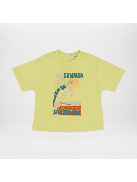 Panço Kız Çocuk Baskılı Tişört - S000259557-20072