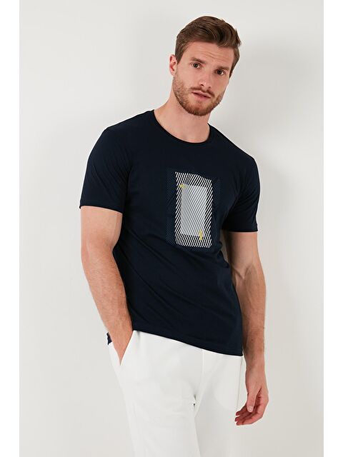 Buratti Pamuklu Slim Fit Bisiklet Yaka %100 Pamuk Tişört 646R7930 - S000193255-21164