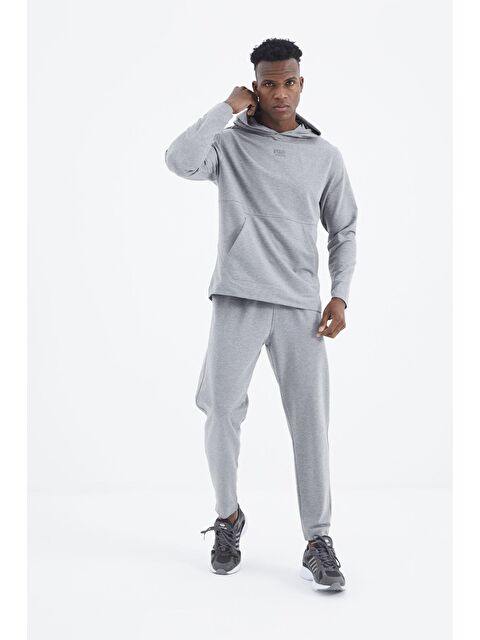 Air Jones Rex Gri Melanj Basic Erkek Eşofman Takım - 85232 - S000142603-74