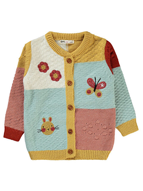 Civil Girls Kız Çocuk Hırka 2-5 Yaş Hardal - S000296614-7379