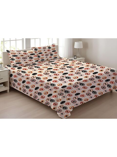 Evmila Desenli,Baskılı Çift Kişilik Baskılı Pike (200x220 Cm) - S000219779-23173
