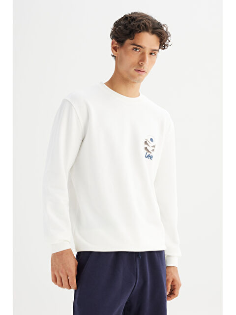 Lee Regular Fit Bisiklet Yaka Sweatshirt