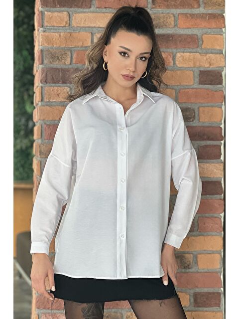 Gülseli Kadın Salaş Basic Gömlek - S000299710-20063