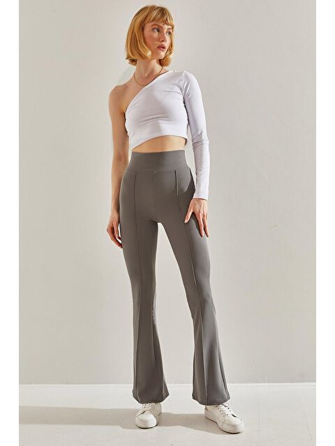 SHADE Kadın Kalın Korsajlı Örme Pantolon - S000234063-20600