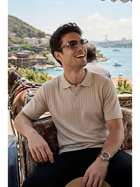 Buratti Pamuklu Kısa Kollu Düğmeli Polo T Shirt 5904051