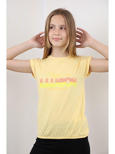 Toontoykids Kız Çocuk Baskılı Tişört - S000361511-20065