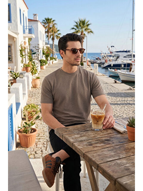 Buratti Pamuklu Bisiklet Yaka Kısa Kollu T Shirt 5904115