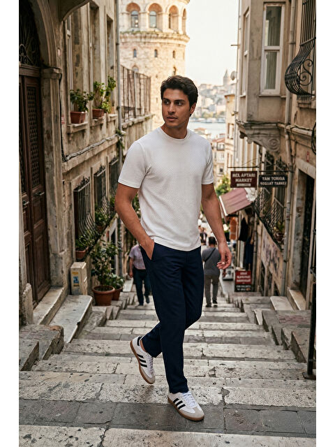 Buratti Pamuklu Bisiklet Yaka Kısa Kollu T Shirt 5904115