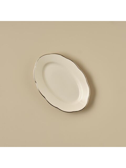 Bella Maison Clover Porselen Kayık Tabak Silver - S000154623-18105