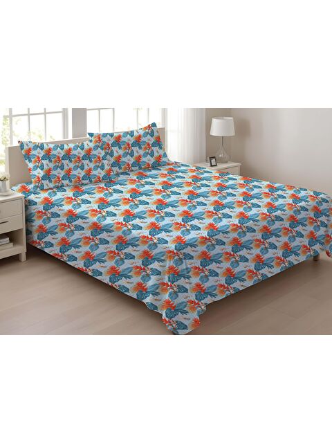 Evmila Desenli,Baskılı Çift Kişilik Baskılı Pike (200x220 Cm) - S000219780-23173