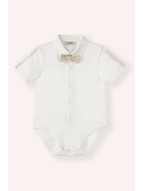 Panço Erkek Çocuk Örme Gömlek Ekru - S000419803-19965