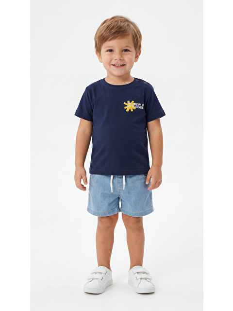 Mışıl Kids My Crew My Buddies Baskılı Erkek Bebek Alt Üst Takım