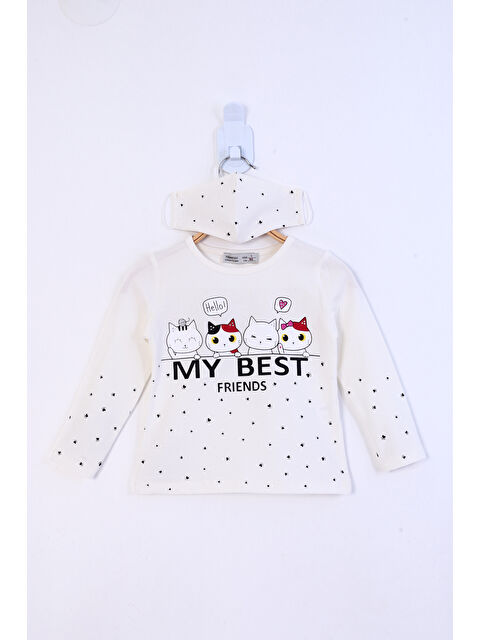 Toontoykids Kız Çocuk My Best Friends Baskılı Tişört - S000501949-19965