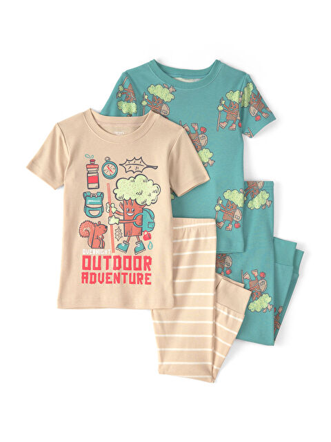Carter's Erkek Bebek Pijama Set 12 Ay-24 Ay Çok Renkli